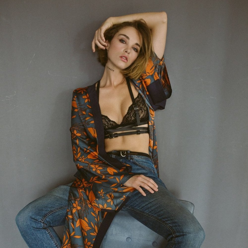 Kimono, robe, maxi dress